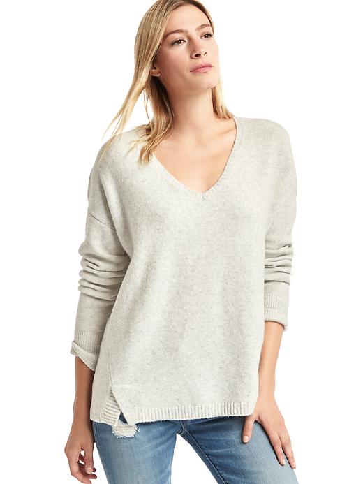 Image number 3 showing, V-neck cozy sweater
