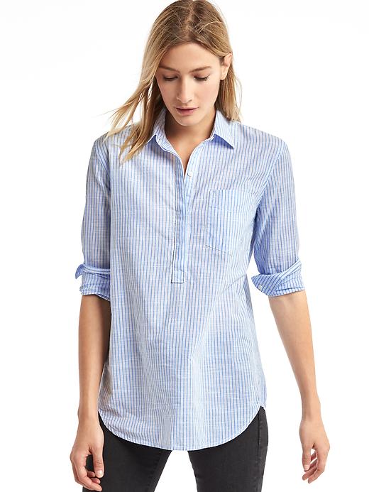 View large product image 1 of 1. Boyfriend stripe popover