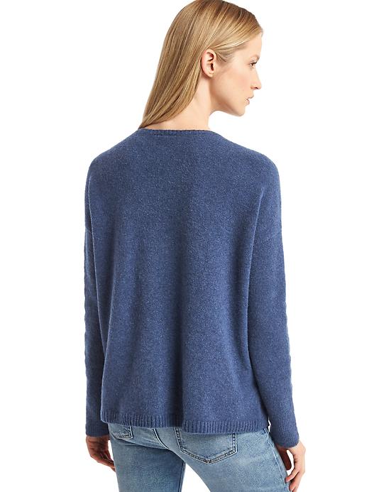 Image number 2 showing, V-neck cozy sweater