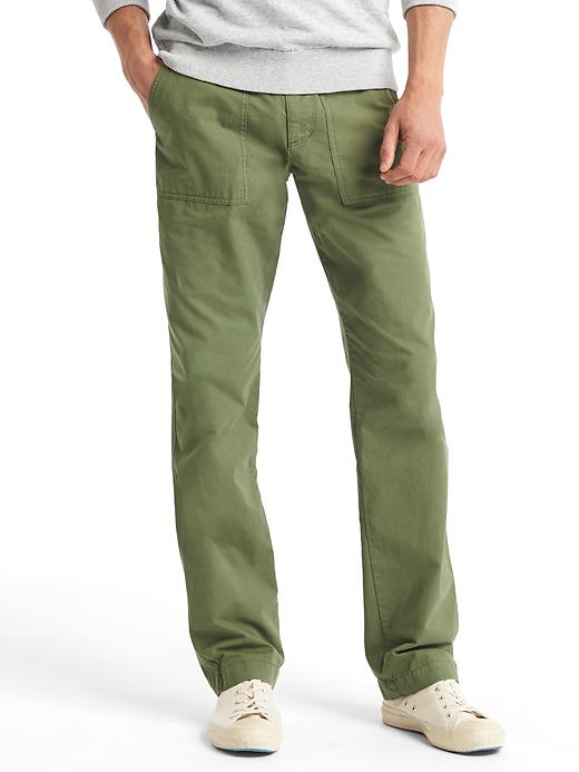 Image number 1 showing, Lightweight slim fit utility pants
