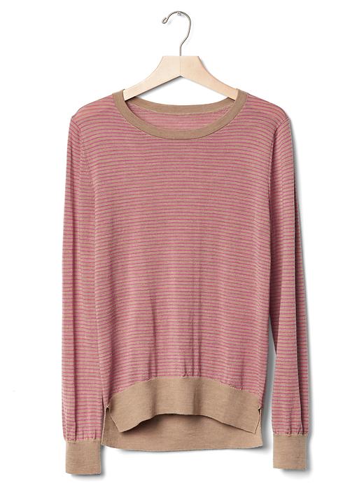 Image number 6 showing, Merino wool stripe sweater