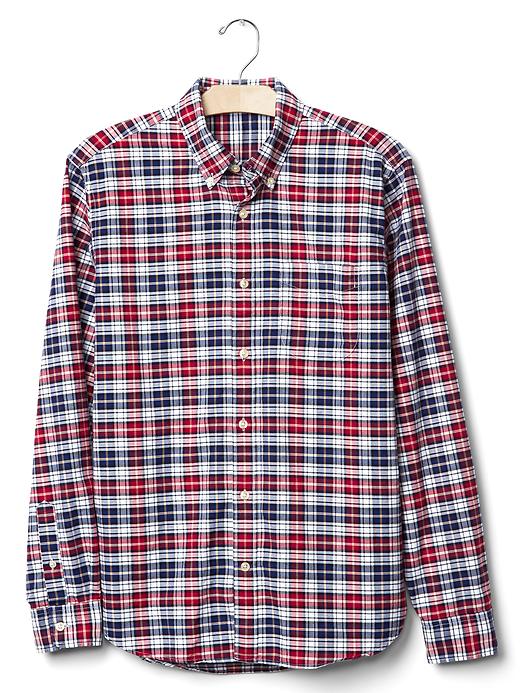 Image number 6 showing, Oxford box plaid standard fit shirt