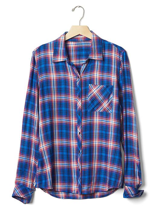 Image number 6 showing, Soft flannel plaid shirt