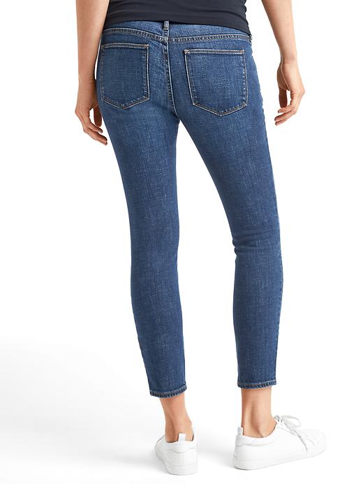 Image number 2 showing, Maternity demi panel true skinny jeans