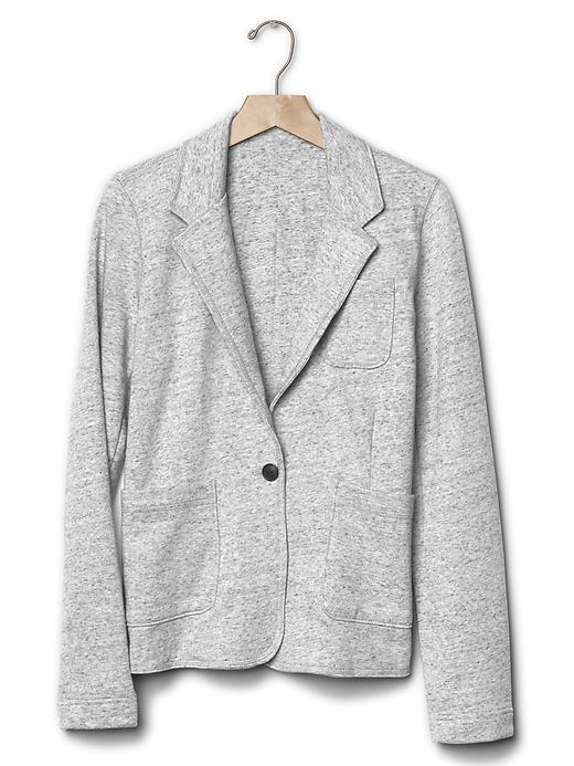 Image number 6 showing, French terry blazer