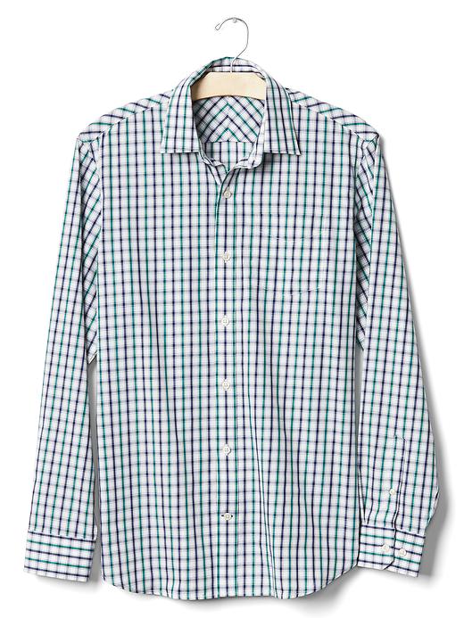 Image number 6 showing, Wrinkle-resistant plaid standard fit shirt