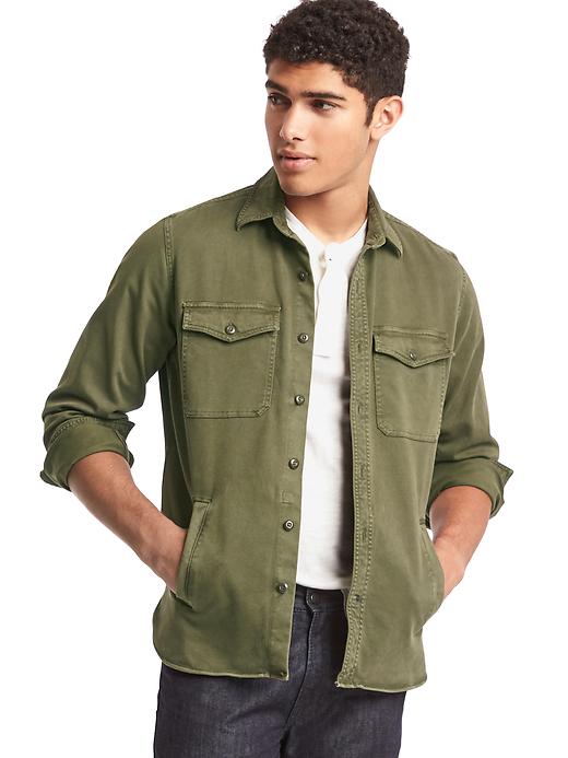 Gap Men Stretch Utility Shirt Jacket Shop Your Way Online Shopping