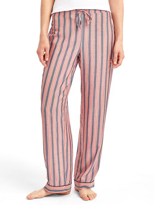 View large product image 1 of 1. Piping sleep pants