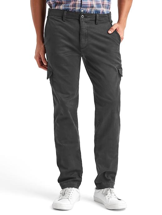 View large product image 1 of 1. Stretch slim fit cargo pants
