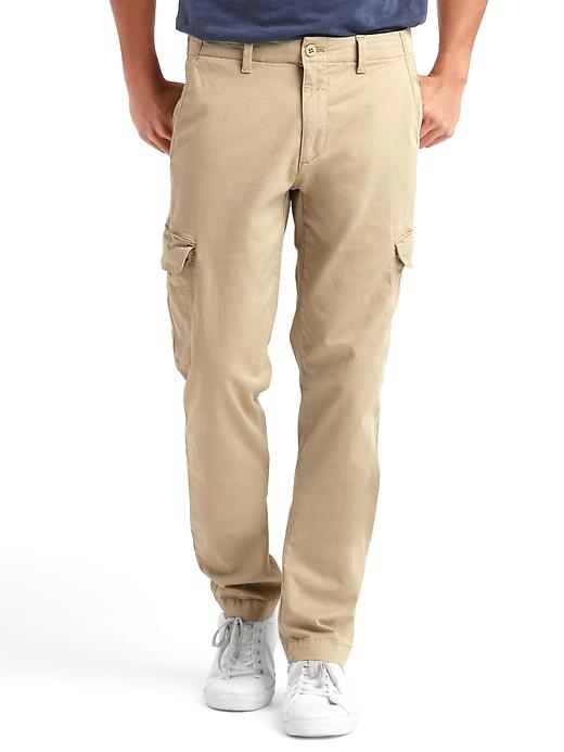 Image number 1 showing, Stretch slim fit cargo pants
