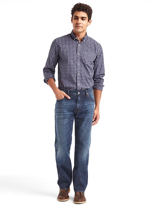 Image number 3 showing, ORIGINAL 1969 vintage standard fit jeans