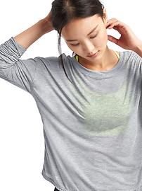 View large product image 4 of 6. GapFit Breathe air long sleeve tee