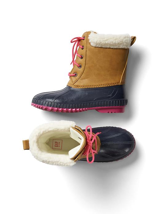 Image number 1 showing, Cozy duck boots