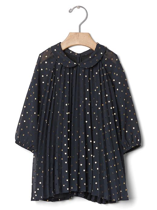Image number 1 showing, Shimmer Dots Pleated Dress