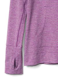 View large product image 7 of 7. Stripe mockneck pullover