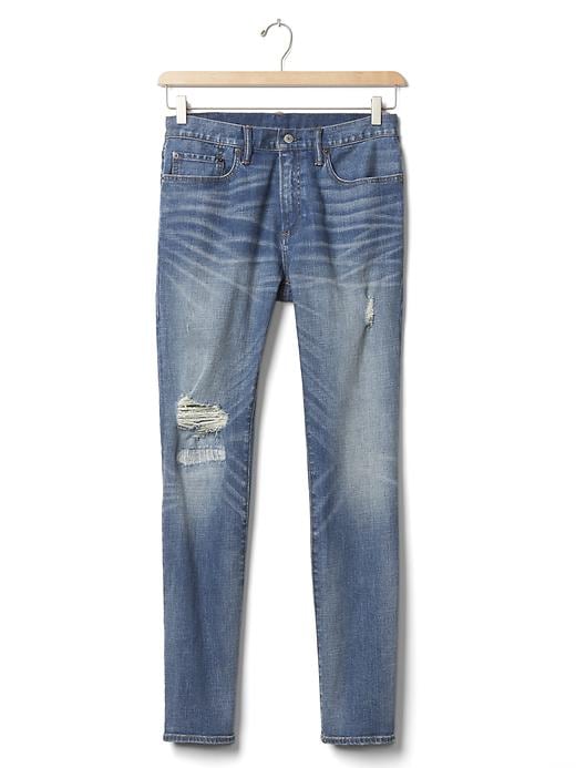Image number 6 showing, STRETCH 1969 destructed skinny fit jeans