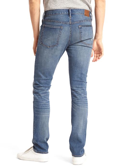 Image number 2 showing, STRETCH 1969 destructed skinny fit jeans