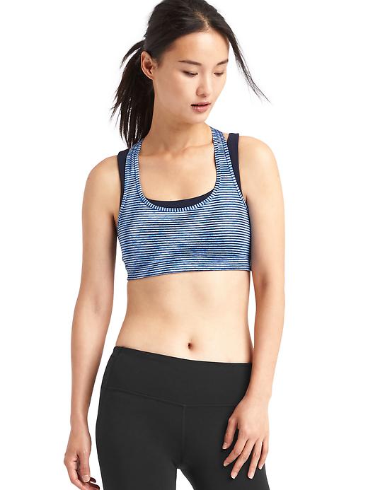 Image number 2 showing, Medium impact Coolmax&#174 double-layer sports bra