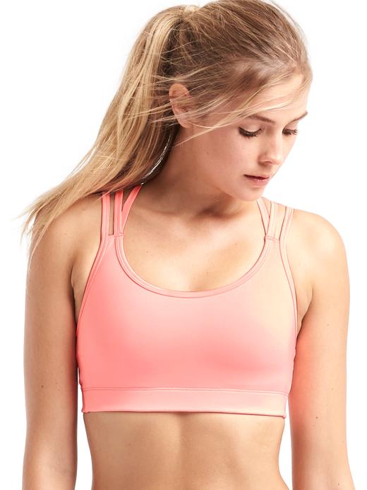 Image number 2 showing, Coolmax&#174; medium impact strappy sports bra