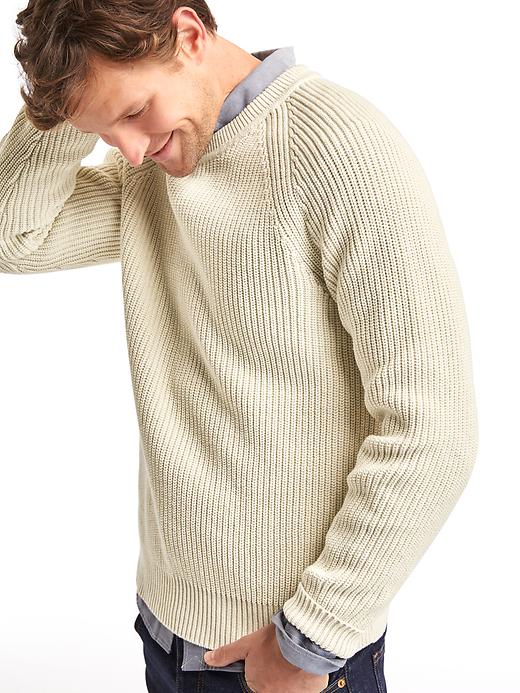 Image number 5 showing, Ribbed crew sweater
