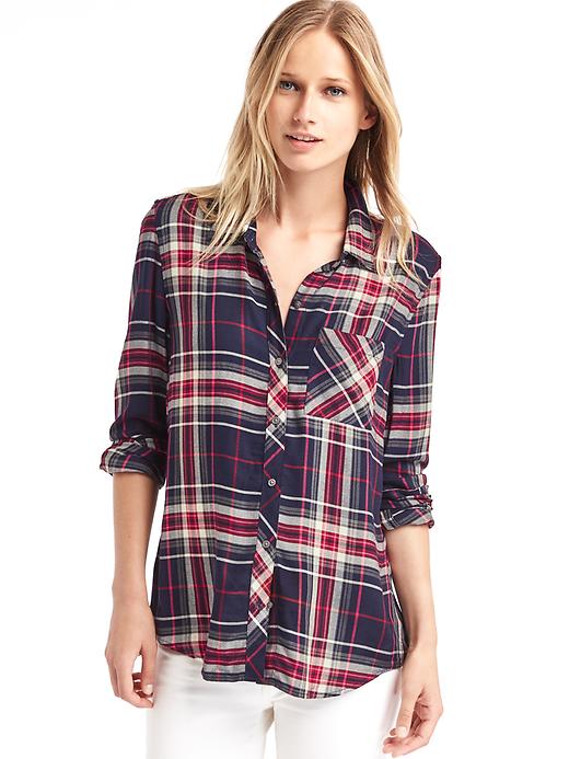 Image number 10 showing, Soft flannel plaid shirt