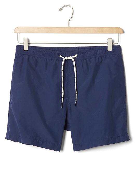 Image number 6 showing, Solid swim trunks (5.5")