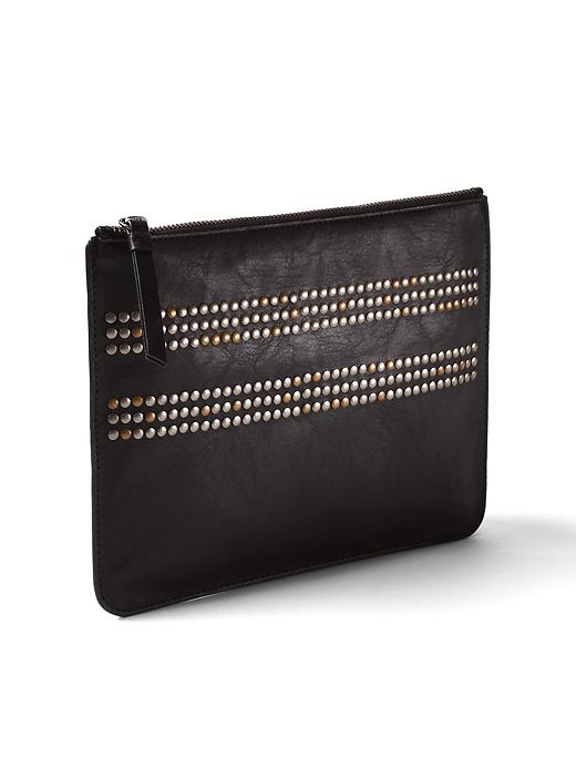 View large product image 1 of 1. Embellished clutch