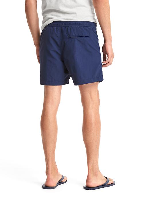 Image number 2 showing, Solid swim trunks (5.5")