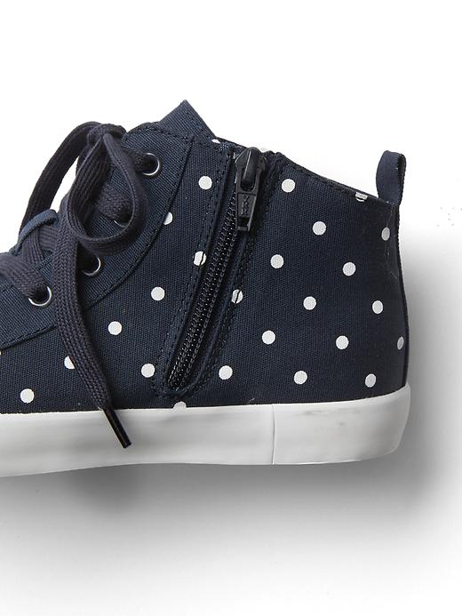 Image number 2 showing, GapKids &#124 Disney Mickey Mouse and dots embellished sneakers