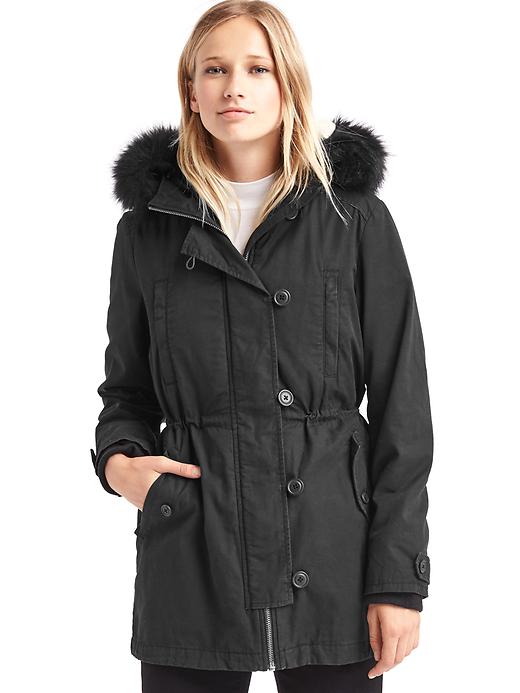 Image number 3 showing, 2-in-1 hooded parka