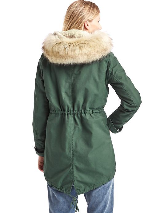 Image number 2 showing, 2-in-1 hooded parka