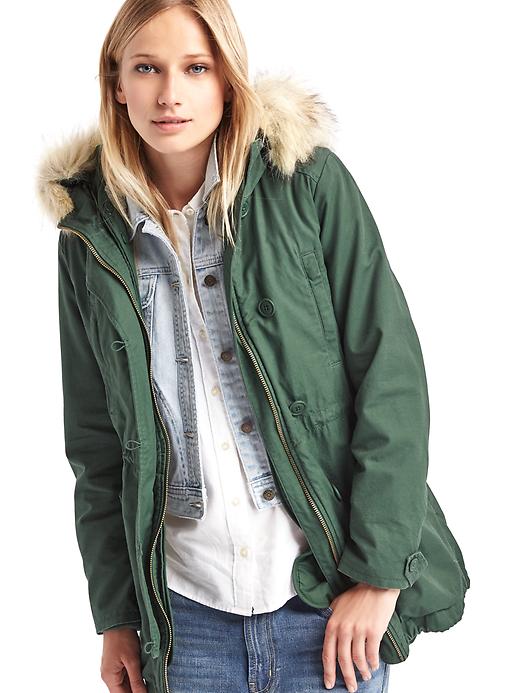 Image number 5 showing, 2-in-1 hooded parka