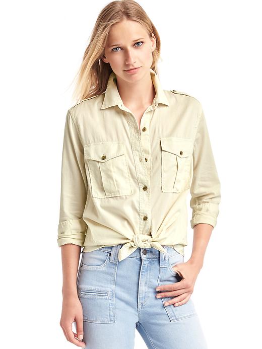 View large product image 1 of 1. Lightweight utility shirt
