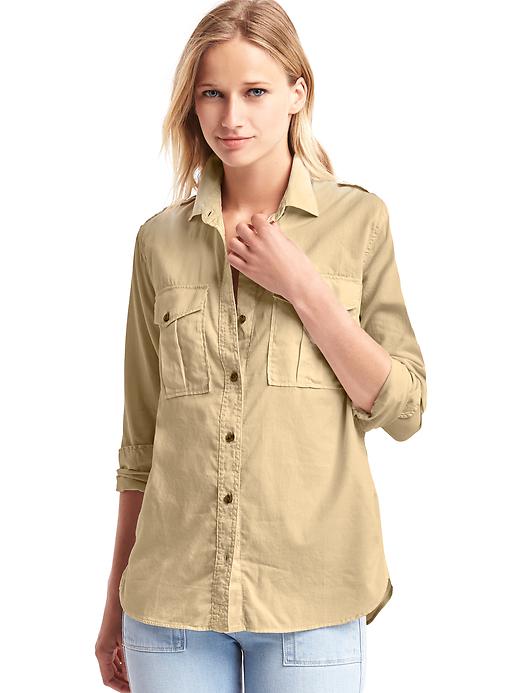 View large product image 1 of 1. Lightweight utility shirt