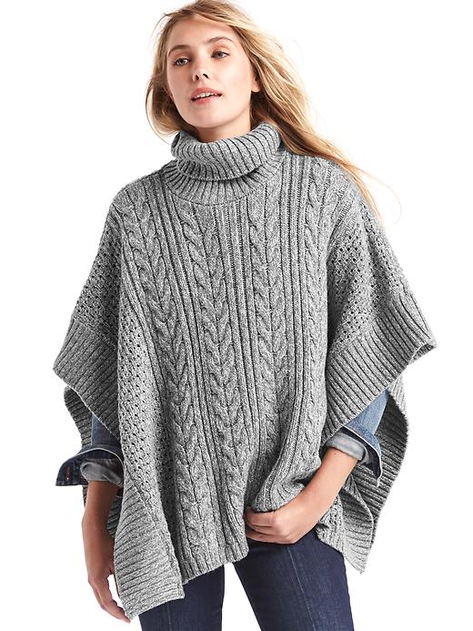 gap poncho sweater