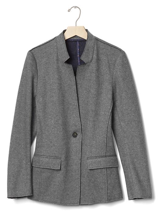 Image number 6 showing, Long wool blazer