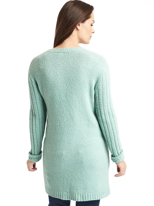 Image number 2 showing, Maternity cozy scoop sweater tunic