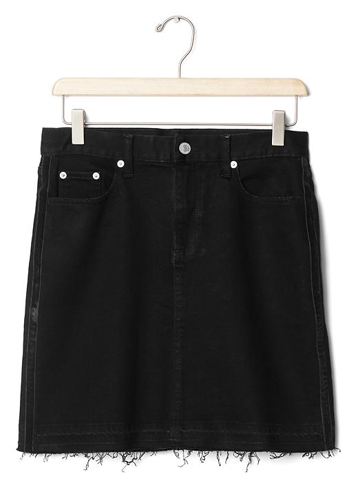 Image number 6 showing, 1969 denim velvet-trim skirt