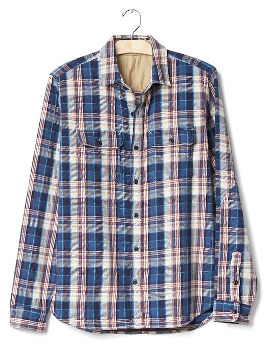 Image number 6 showing, Heavyweight flannel plaid shirt