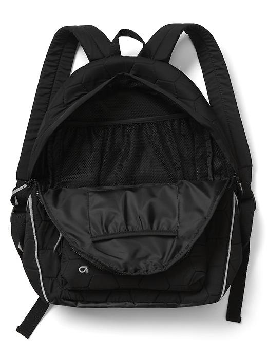 Image number 2 showing, Honeycomb quilted backpack