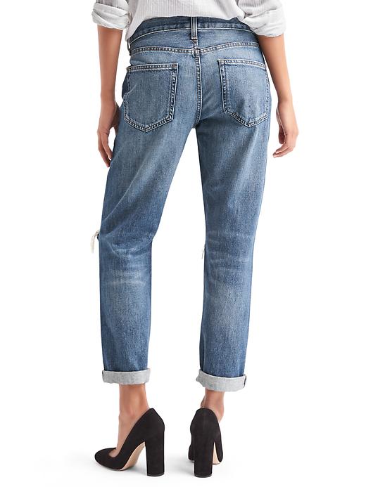 Image number 2 showing, ORIGINAL 1969 destructed boyfriend jeans