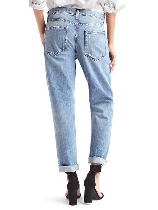 Image number 2 showing, ORIGINAL 1969 destructed boyfriend jeans
