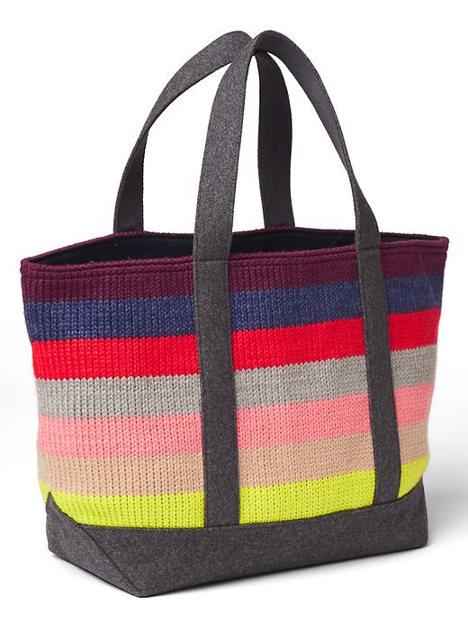 View large product image 1 of 3. Crazy stripe utility tote