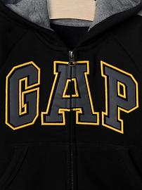 View large product image 3 of 3. Logo raglan zip hoodie