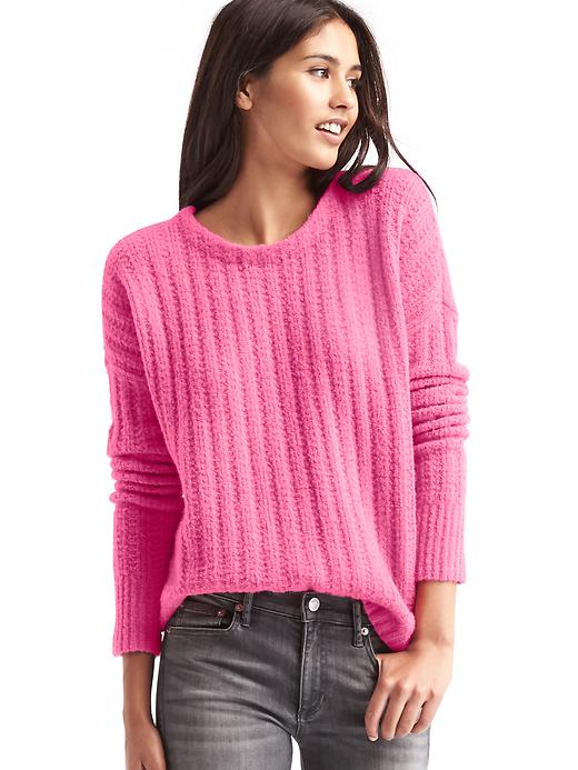 Image number 1 showing, Ribbed crewneck sweater
