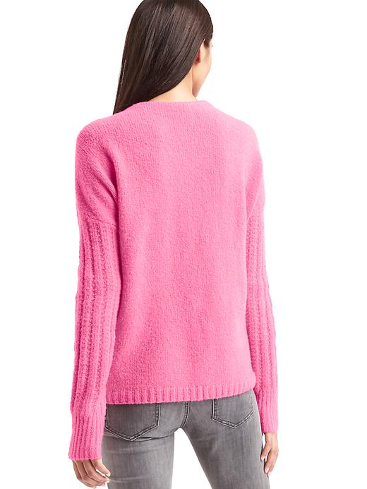 Image number 2 showing, Ribbed crewneck sweater