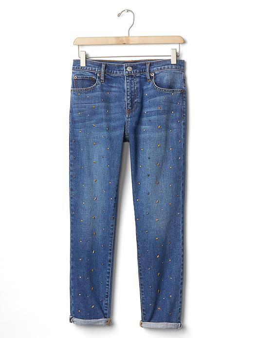 Image number 6 showing, AUTHENTIC 1969 stud best girlfriend jeans