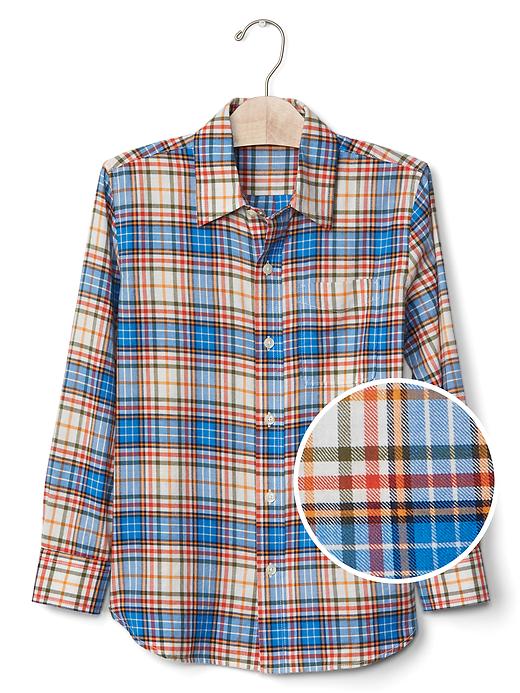 View large product image 1 of 1. Plaid brushed flannel shirt