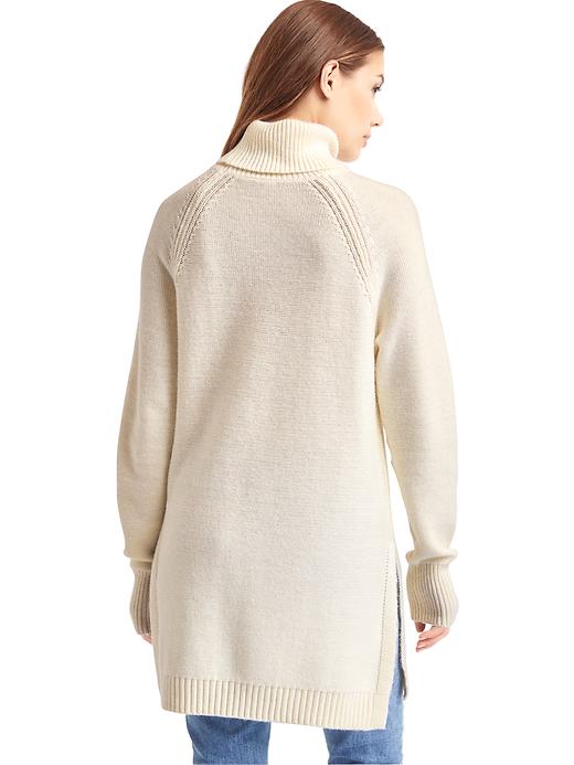 Image number 2 showing, Merino wool blend tunic sweater