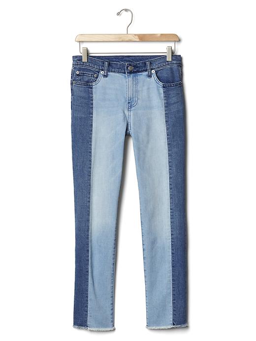 Image number 6 showing, AUTHENTIC 1969 two-tone real straight jeans